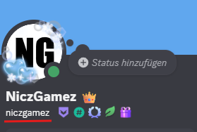 Discord Tag Hinweis